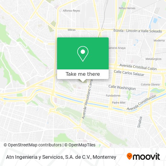 Atn Ingenieria y Servicios, S.A. de C.V. map
