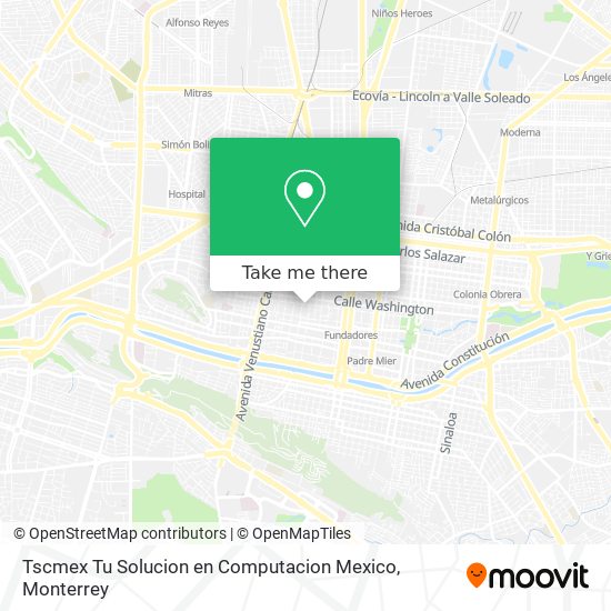 Tscmex Tu Solucion en Computacion Mexico map