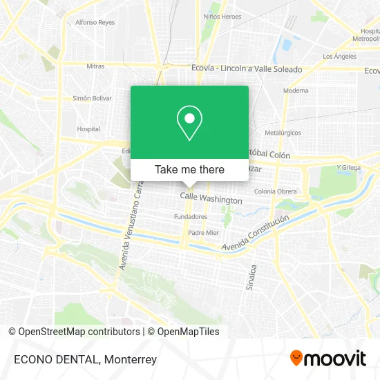 ECONO DENTAL map