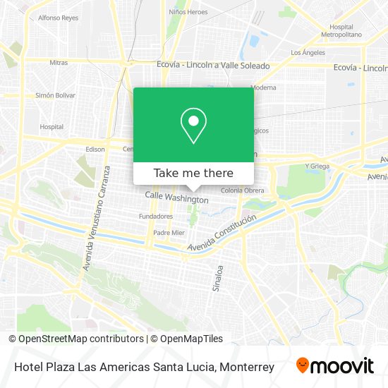 Hotel Plaza Las Americas Santa Lucia map