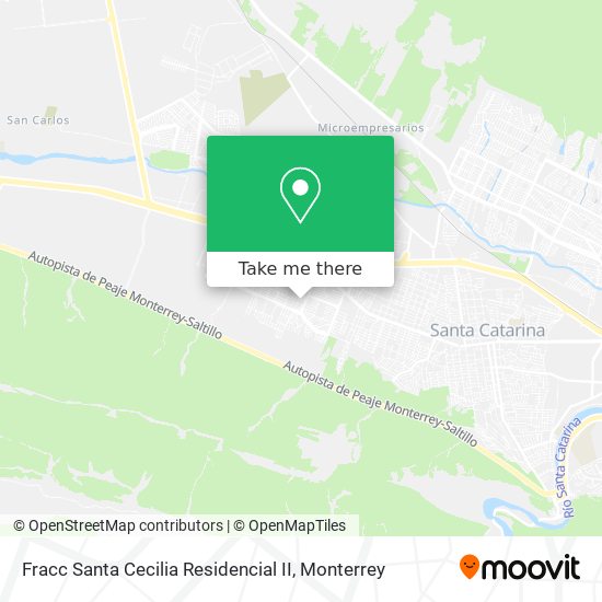 Fracc Santa Cecilia Residencial II map