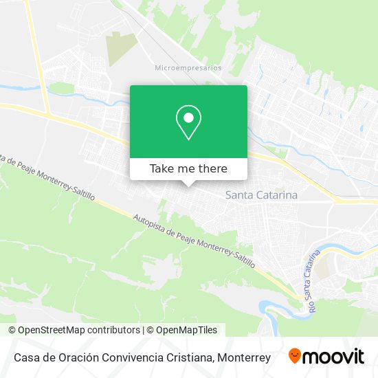 Casa de Oración Convivencia Cristiana map