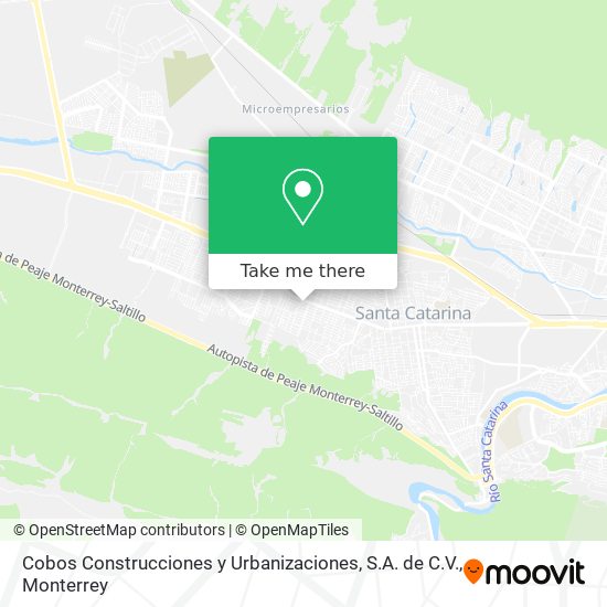 Cobos Construcciones y Urbanizaciones, S.A. de C.V. map