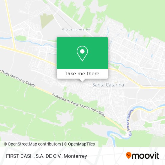 FIRST CASH, S.A. DE C.V. map