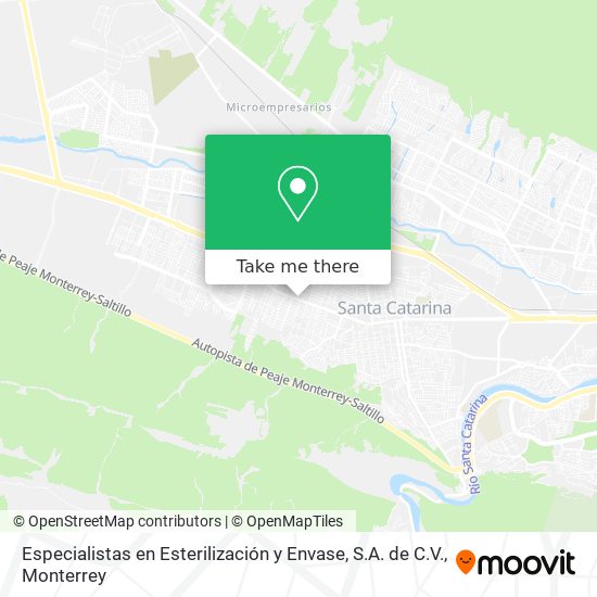 Especialistas en Esterilización y Envase, S.A. de C.V. map