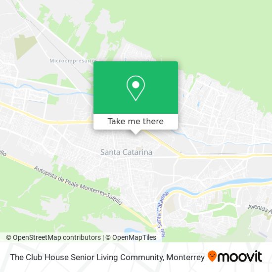 Mapa de The Club House Senior Living Community