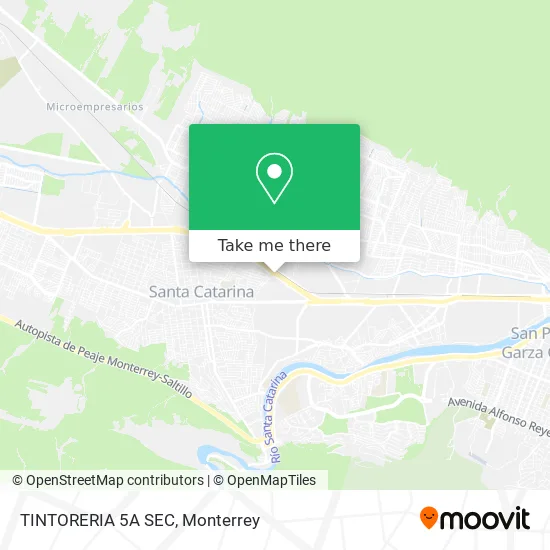 TINTORERIA 5A SEC map