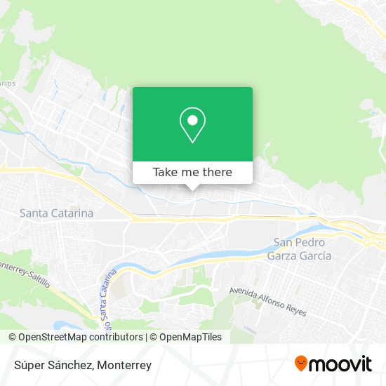 Súper Sánchez map