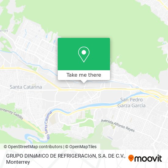 GRUPO DINáMICO DE REFRIGERACIóN, S.A. DE C.V. map