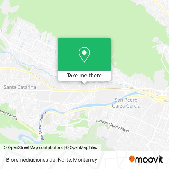 Mapa de Bioremediaciones del Norte