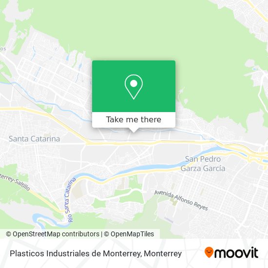 Plasticos Industriales de Monterrey map
