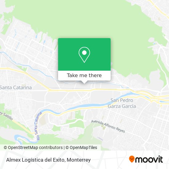 Almex Logística del Exito map