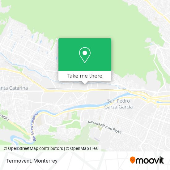 Mapa de Termovent