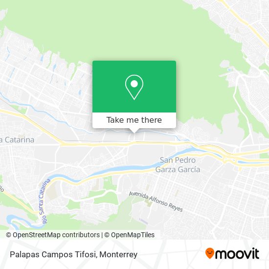 Palapas Campos Tifosi map