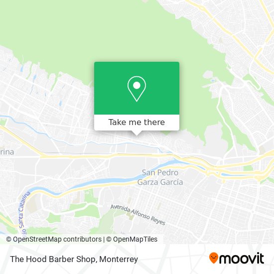 Mapa de The Hood Barber Shop