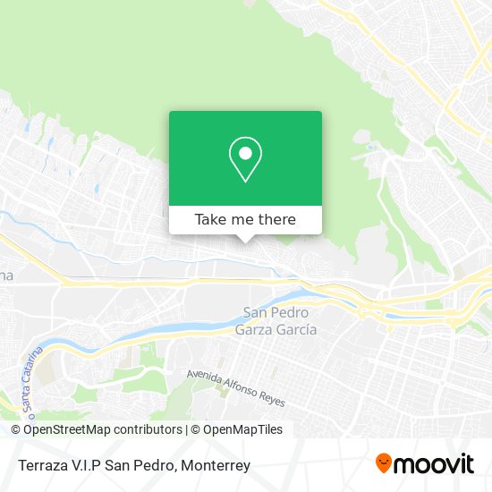 Terraza V.I.P San Pedro map