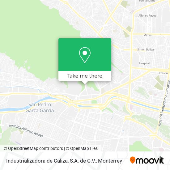 Industrializadora de Caliza, S.A. de C.V. map