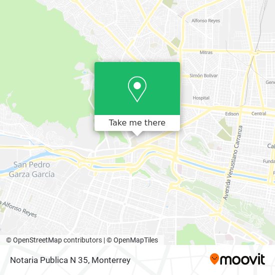 Notaria Publica N 35 map