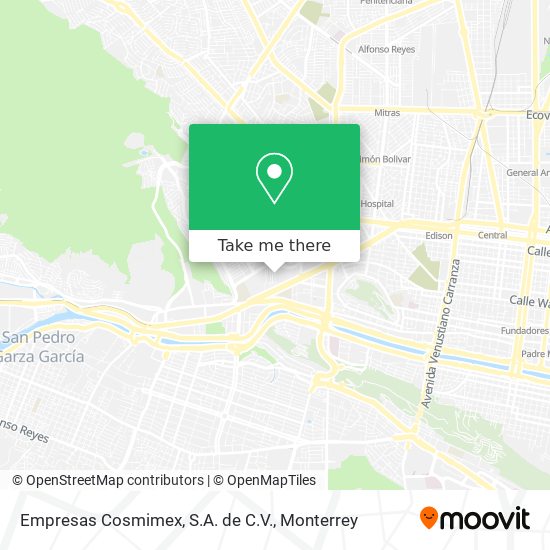 Empresas Cosmimex, S.A. de C.V. map