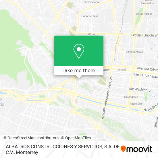 ALBATROS CONSTRUCCIONES Y SERVICIOS, S.A. DE C.V. map