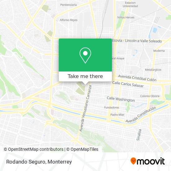 Mapa de Rodando Seguro