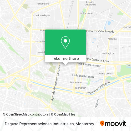 Dagusa Representaciones Industriales map