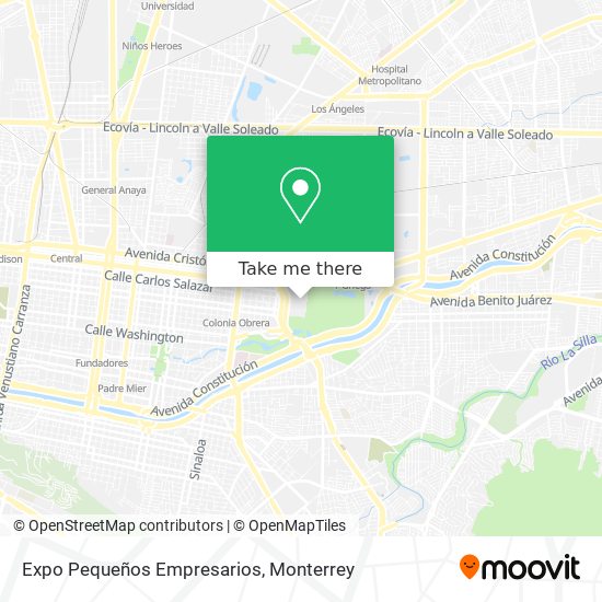 Mapa de Expo Pequeños Empresarios