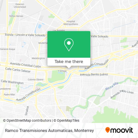 Mapa de Ramco Transmisiones Automaticas