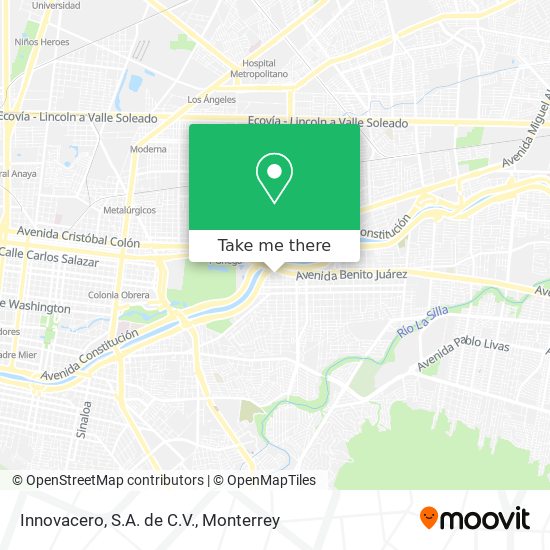 Innovacero, S.A. de C.V. map