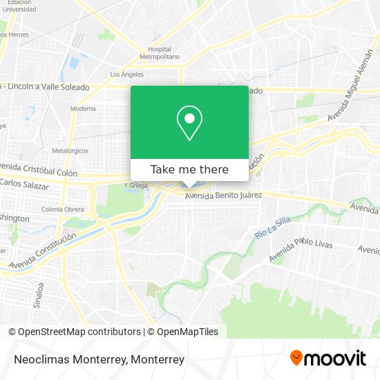 Mapa de Neoclimas Monterrey