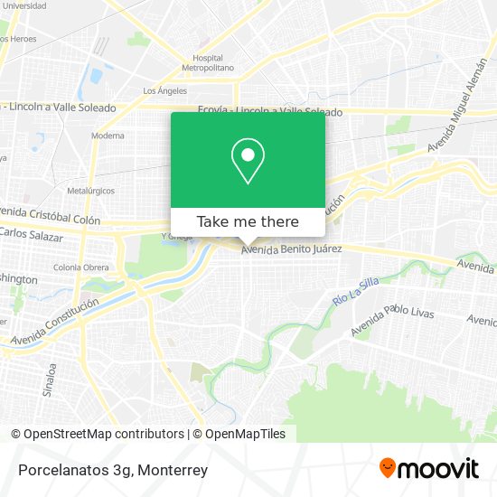 Mapa de Porcelanatos 3g