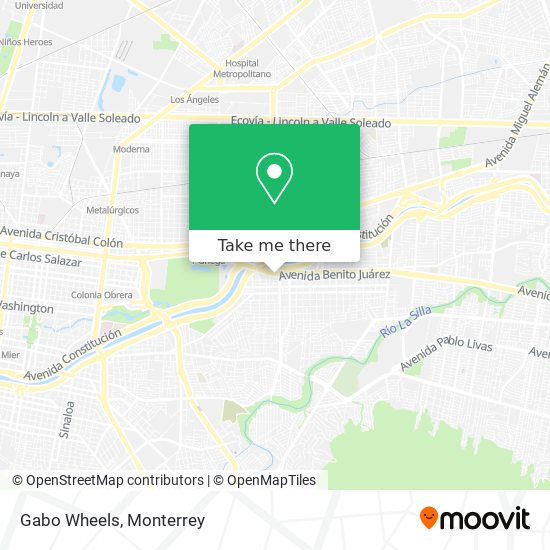 Mapa de Gabo Wheels