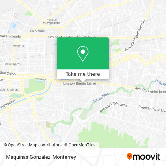 Mapa de Maquinas Gonzalez