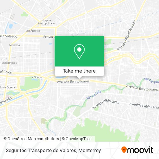 Seguritec Transporte de Valores map