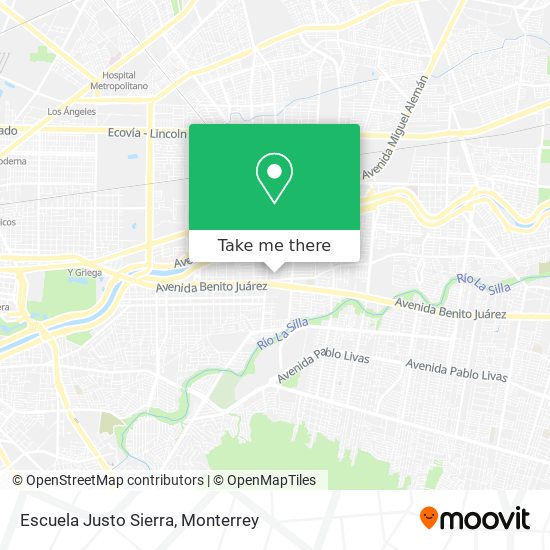 Escuela Justo Sierra map