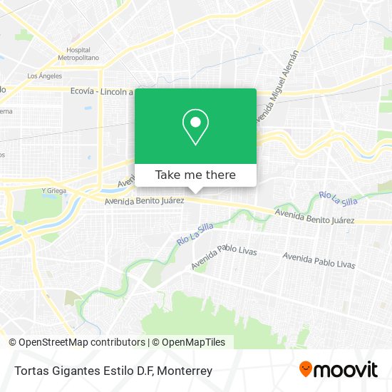 Tortas Gigantes Estilo D.F map