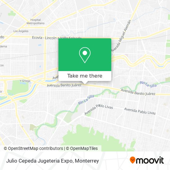 Mapa de Julio Cepeda Jugeteria Expo