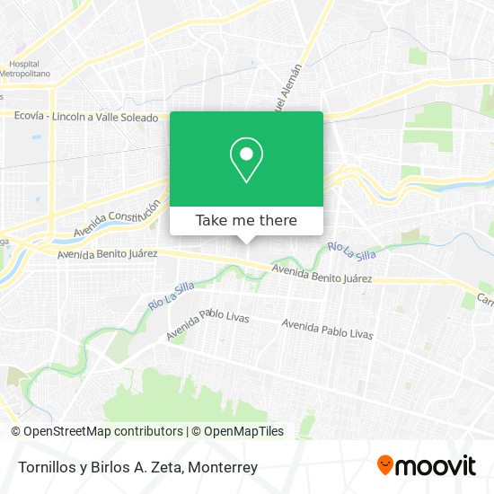 Tornillos y Birlos A. Zeta map