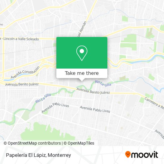 Papelería El Lápiz map