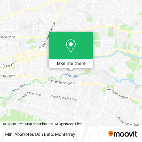 Mini Abarrotes Don Beto map