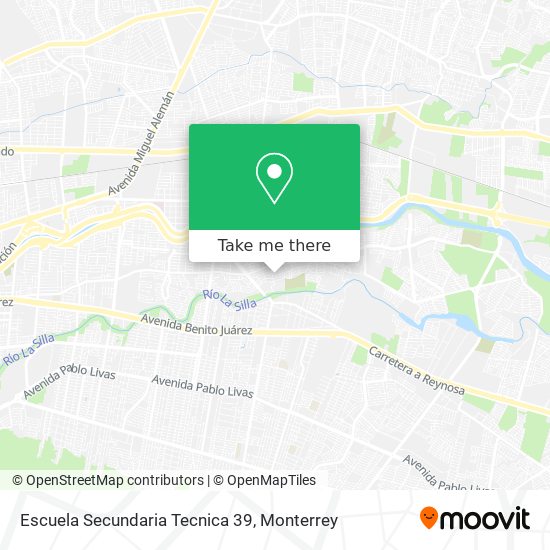 Mapa de Escuela Secundaria Tecnica 39