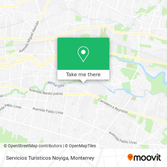Mapa de Servicios Turísticos Noyiga