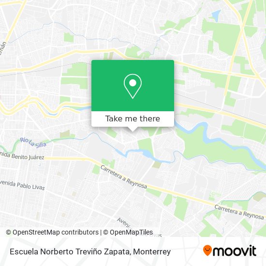 Mapa de Escuela Norberto Treviño Zapata
