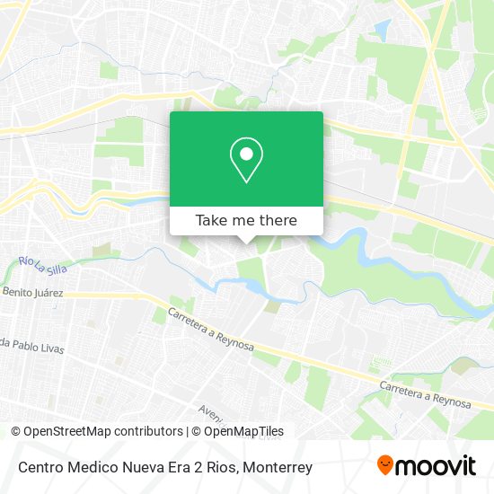 Mapa de Centro Medico Nueva Era 2 Rios