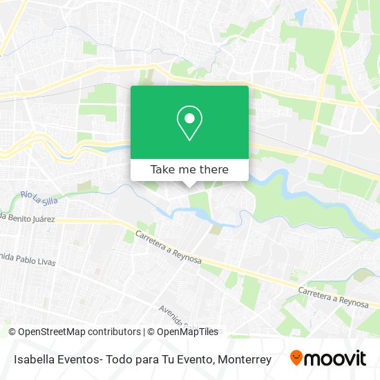 Mapa de Isabella Eventos- Todo para Tu Evento