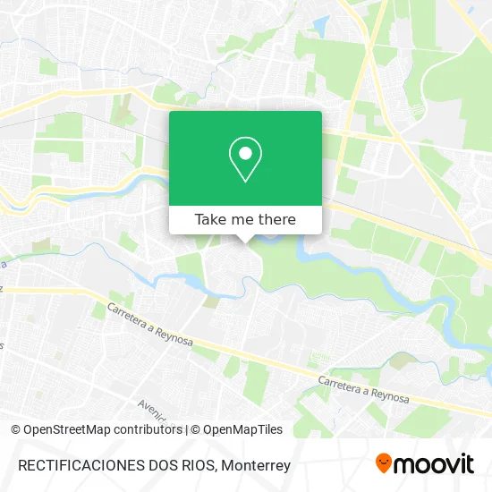 RECTIFICACIONES DOS RIOS map