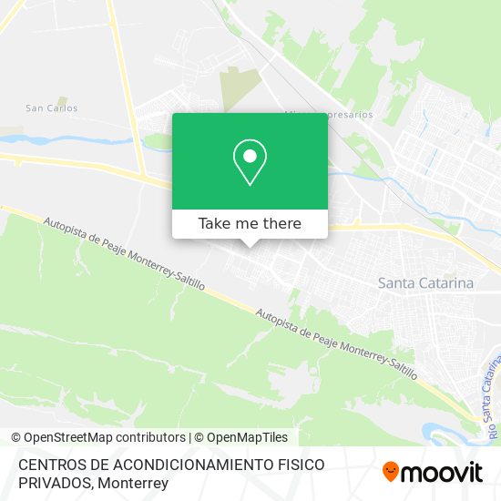 CENTROS DE ACONDICIONAMIENTO FISICO PRIVADOS map