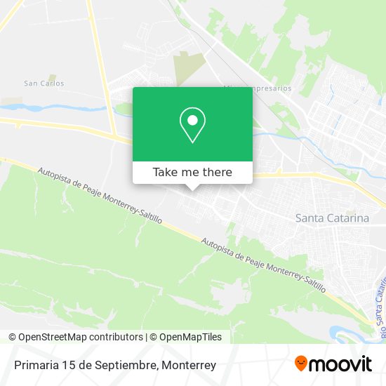 Primaria 15 de Septiembre map