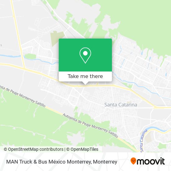 MAN Truck & Bus México Monterrey map