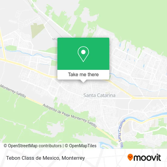 Tebon Class de Mexico map